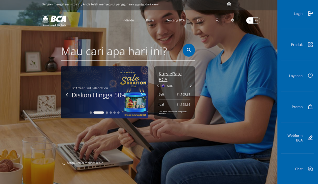 berapa bunga deposito 1